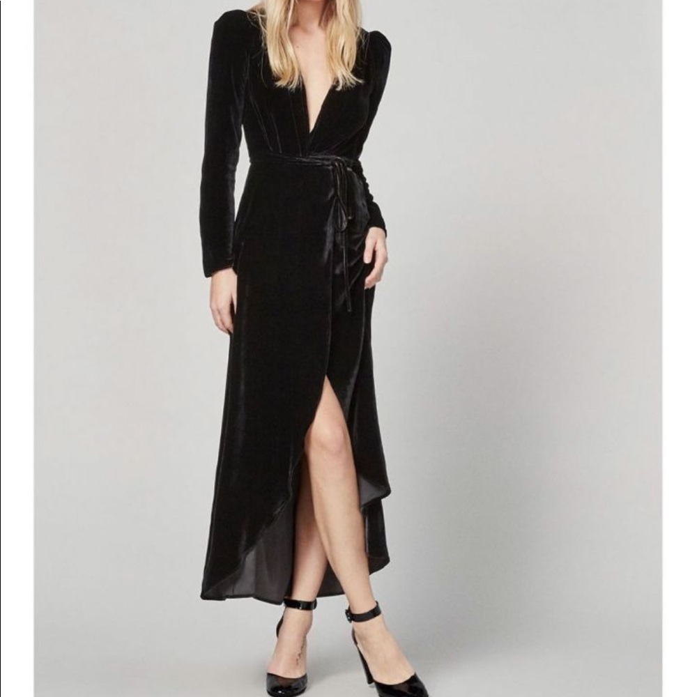 Reformation Grenache Dress in Black size Small